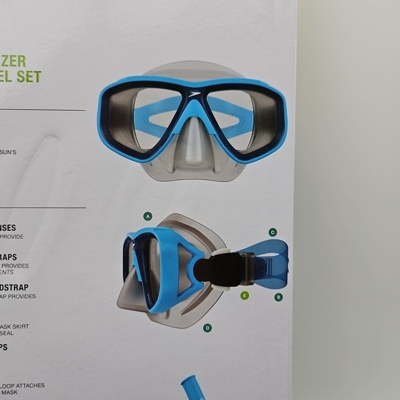 Speedo Comfortable Exploration Set Kids Age 3-8 Mask Snorkel Set New Sealed - Picture 10 of 11